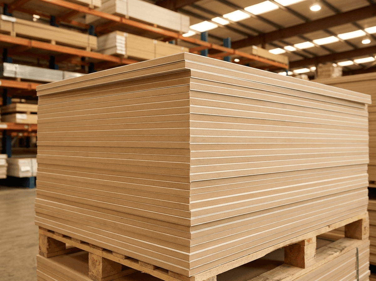 MDF sheets with clean machined edges